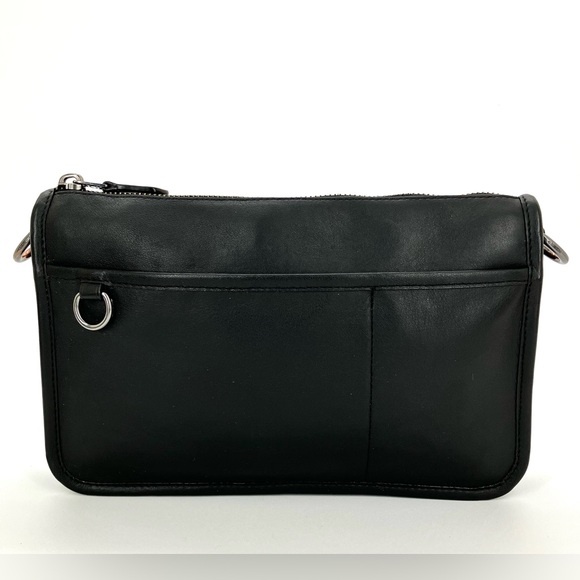 COACH Black #C8139 Heritage Convertible Crossbody with Hybrid Pouch - Picture 3 of 15